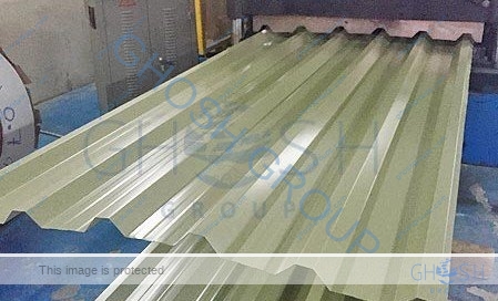 Green profile sheet supplier in UAE Oman Saudi Qatar