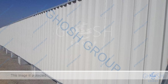 Continuous Steel Fencing and Hoarding Supplier in UAE