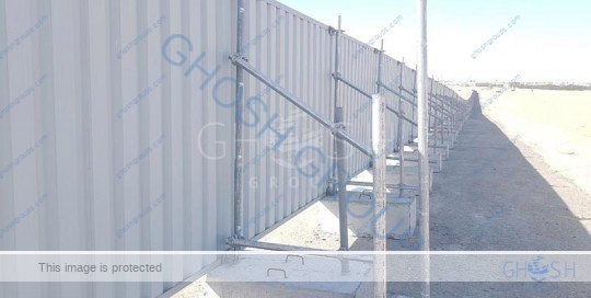 Continuous Steel Hoarding | Fencing supplier in Dubai | UAE | Oman | Saudi | Qatar