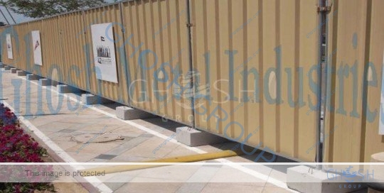 Discontinuous Steel Hoarding Manufacturer in UAE Oman