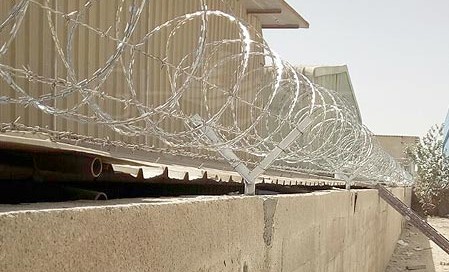 Wall mounted security fencing in UAE