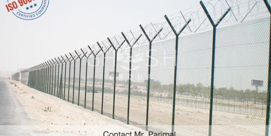 high security fence for gas installation