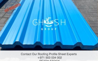 Dubai supplier of Alu Zinc (AZ) Roofing Profile Sheets
