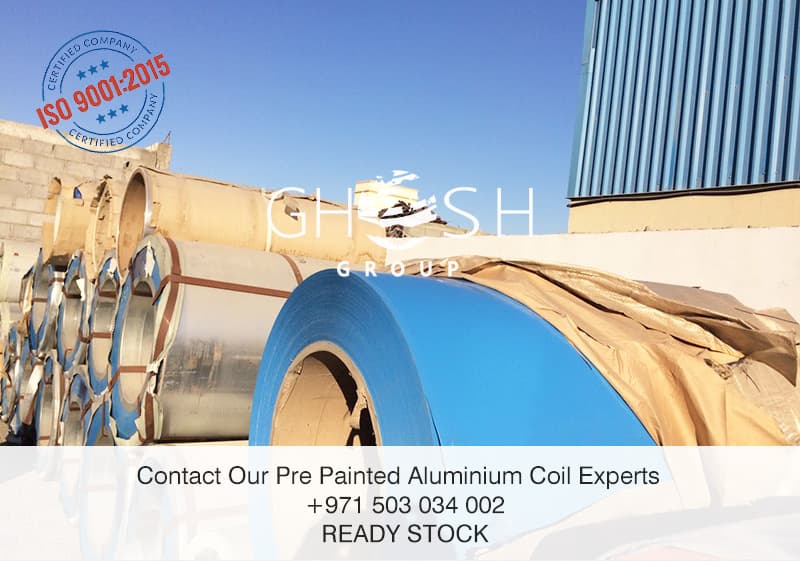 Pre-Painted Aluminium Coil, Pre-Painted Galvanized Steel Coil (PPGI Coils) in Dubai 