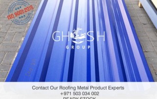 Metal roofing supplier in UAE, Oman (Salalah, Muscat, Barka, Ibri, Sohar, and Nizwa), Saudi, Iraq, Kuwait, Bahrain, Yemen, Jordan, and Sri Lanka