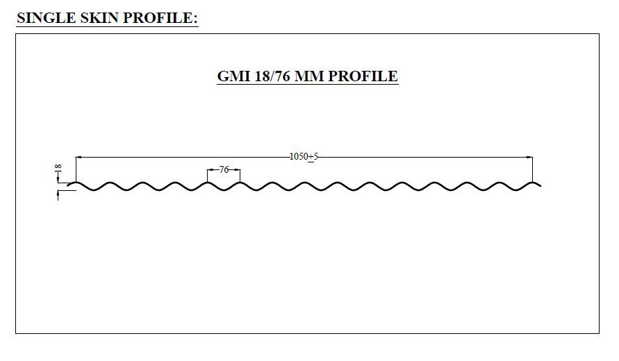Galvanised sinusoidal sheet manufacturer & supplier in Dubai product description